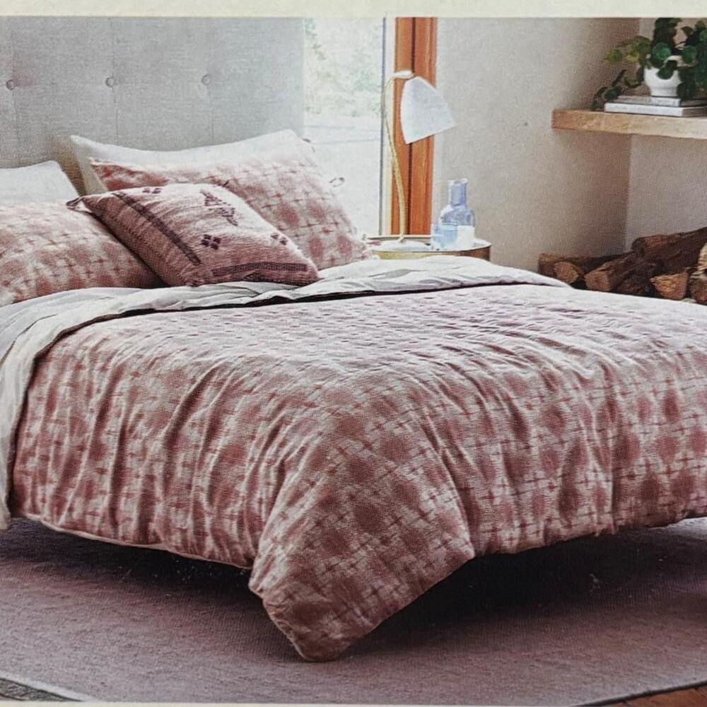 Target full / queen threshold 100% cotton duvet cover new